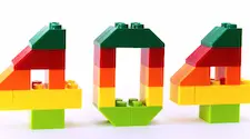 multi-colour lego bricks spelling 404