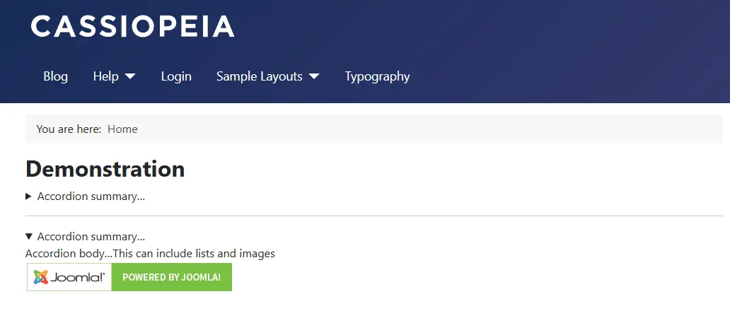 native html accordion