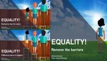 Equality means removing the barriers