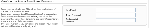 create password