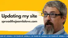 20 years of joomla - updating spreadthejoomlalove.com